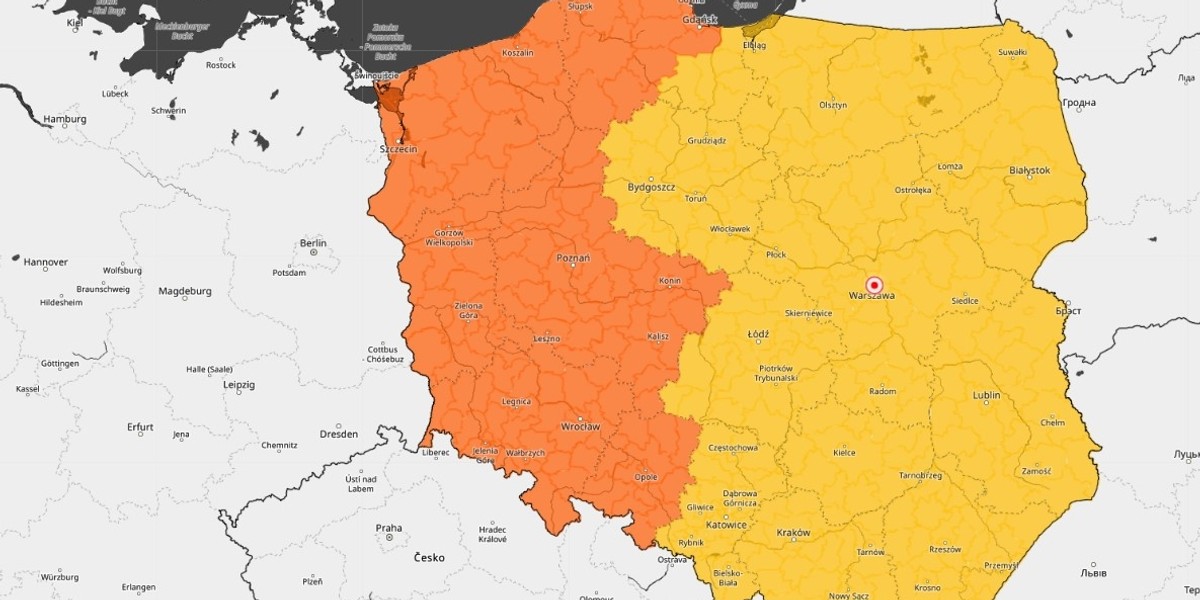 Synoptycy ostrzegają przed niebezpieczną pogodą. 