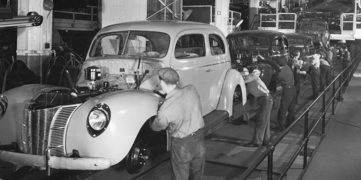 Fabryka Forda w 1940 r. 