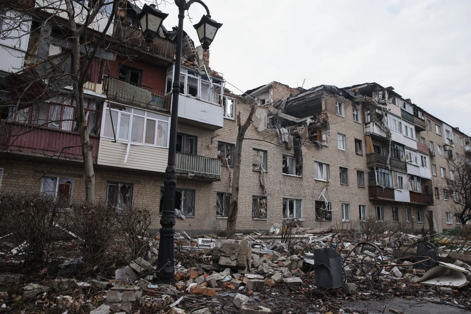 Bahmut na fotografiji od 27. februara