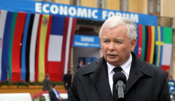 Jarosław Kaczyński. Fot. PAP/Grzegorz Momot