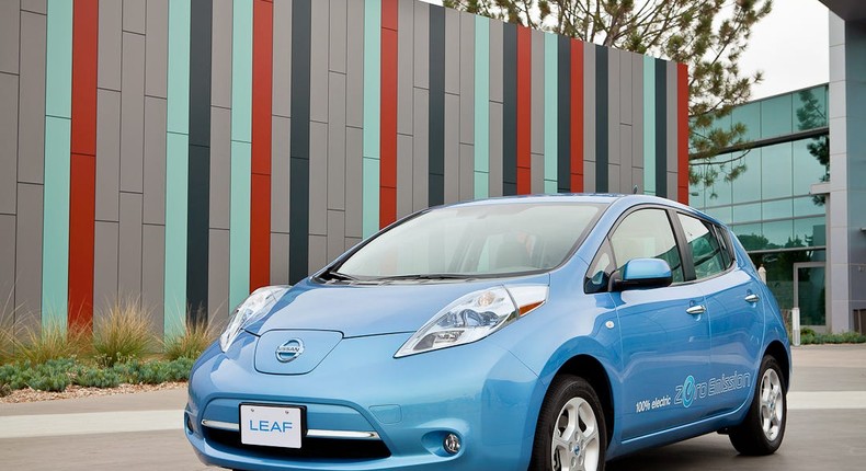 The 2011 Nissan Leaf.