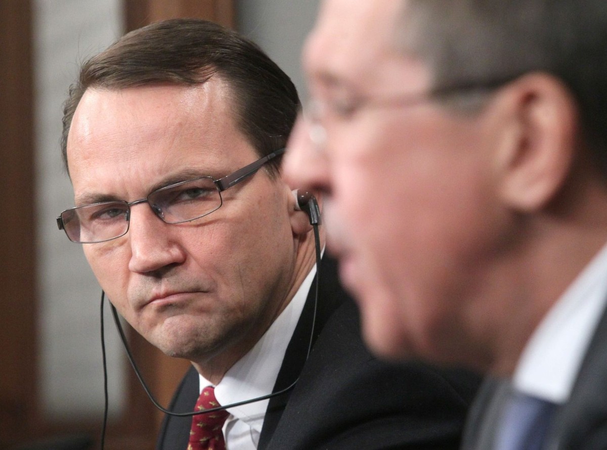 Radosław Sikorski i Siergiej Ławrow