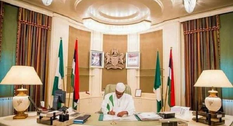 This is President Buhari's office where rats invaded