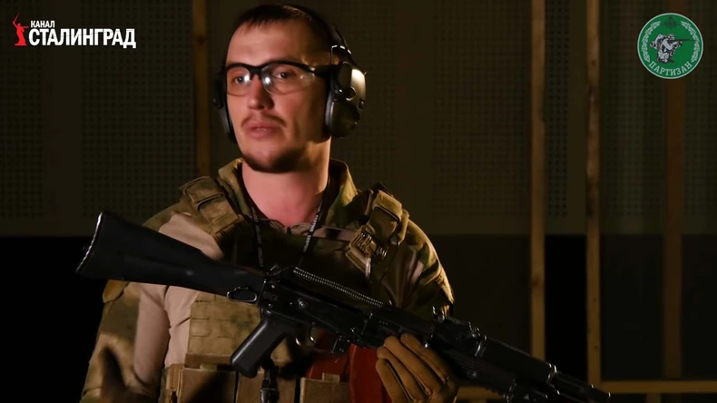 Šef Ruske carske legije Denis Garijev