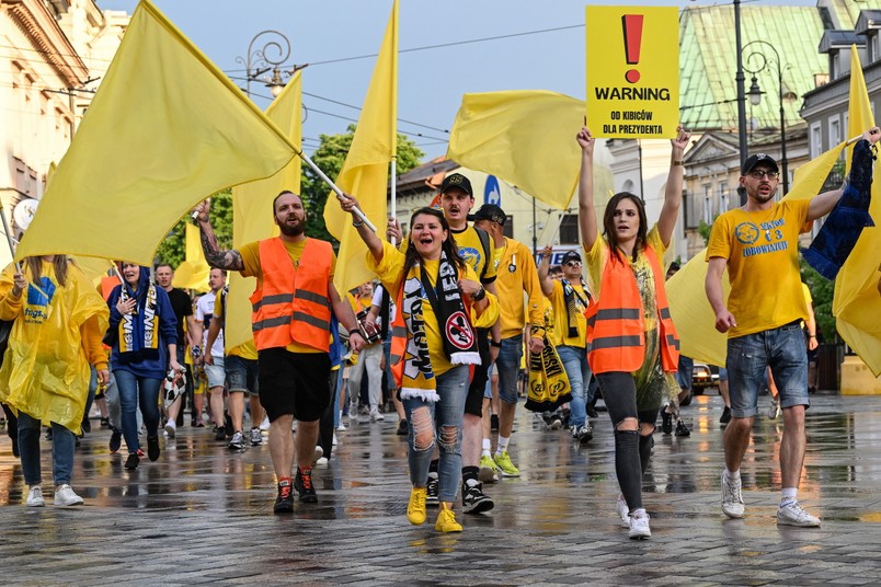 Protest kibiców w Lublinie. Zobacz, czego domagają się fani Motoru