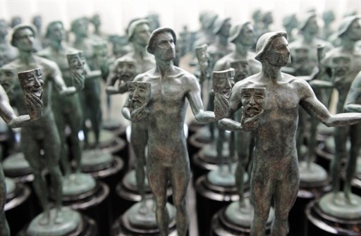 a US - ENTERTAINMENT - SAG AWARDS - STATUETTE