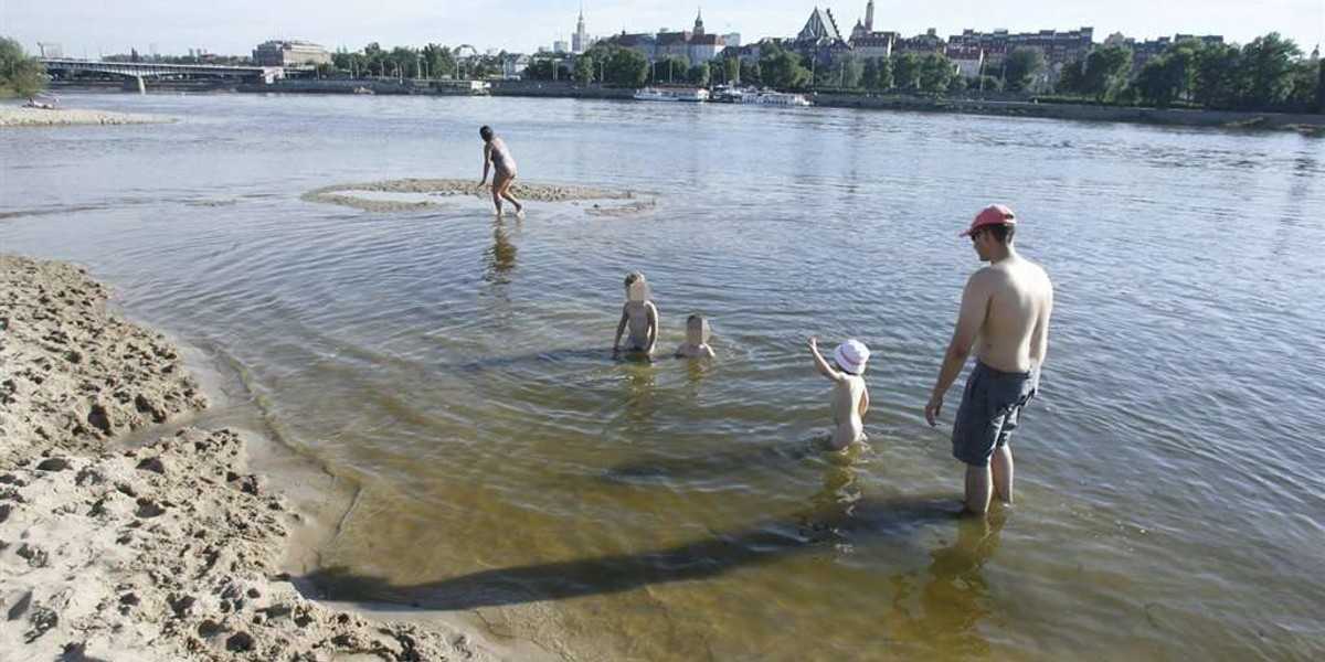 woda, wisła, bakterie, kąpiel, zakaz