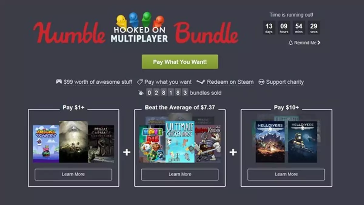 Humble Bundle - całkiem sympatyczna paczka gier multiplayer za grosze