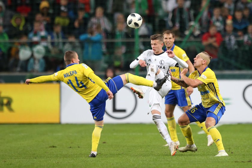 Pilka nozna. Ekstraklasa. Legia Warszawa - Arka Gdynia. 28.09.2018