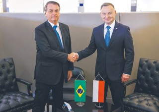 Seria spotkań w USA z flagą ONZ w tle