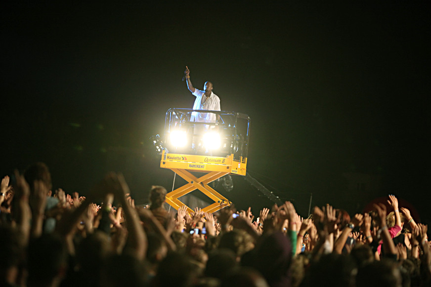 Kanye West na Coke Live Music Festival 2011 (fot. Joanna Combik/Onet.pl)