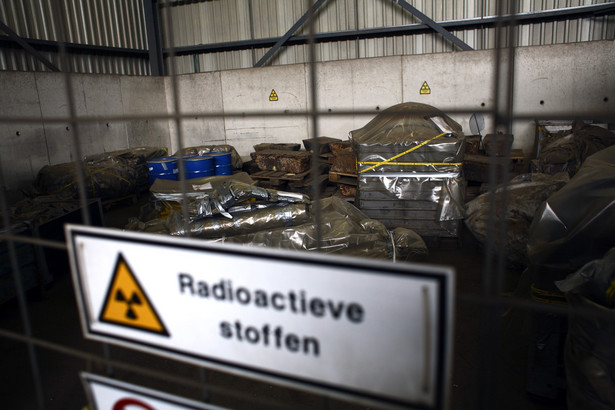 Odpady radioaktywne.