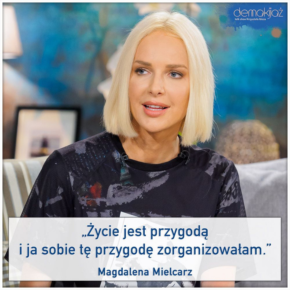 Magdalena Mielcarz w "Demakijażu"