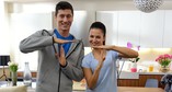 Anna i Robert Lewandowscy w T-Mobile