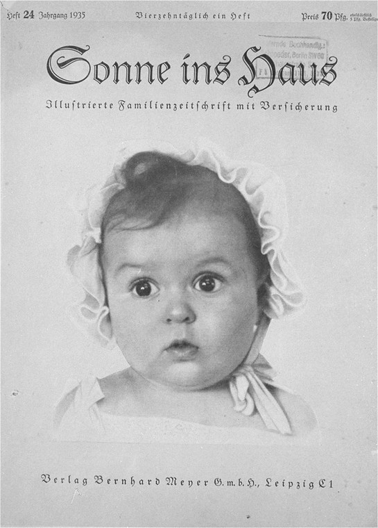 Hessy Taft na okładce nazistowskiego magazynu rodzinnego "Sonne ins Hause"