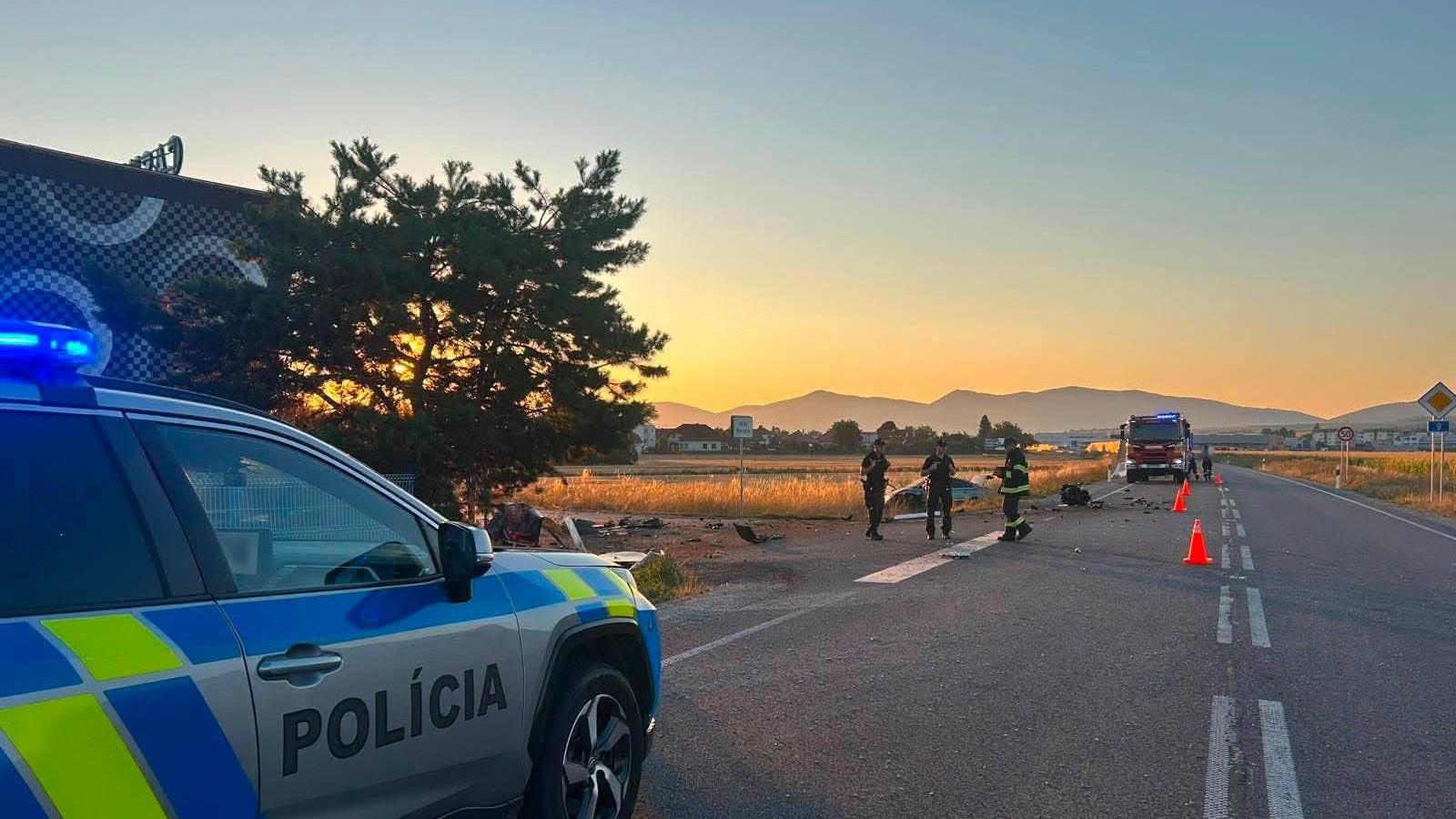 Vážna nehoda na ceste I/9 pri obci Veľké Bierovce.
