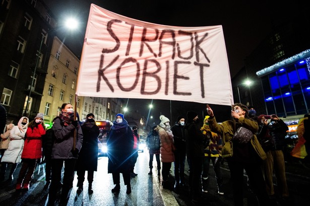 Protest Strajku Kobiet