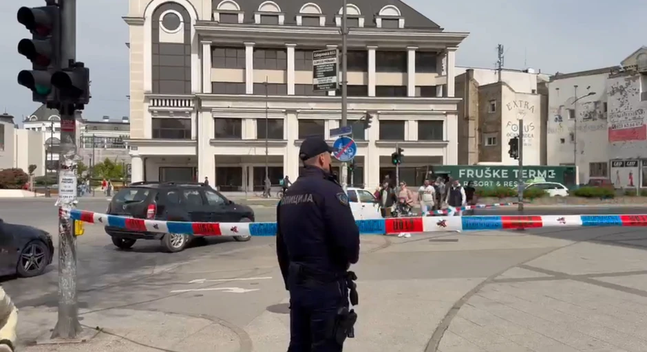 Pala skela u Novom Sadu