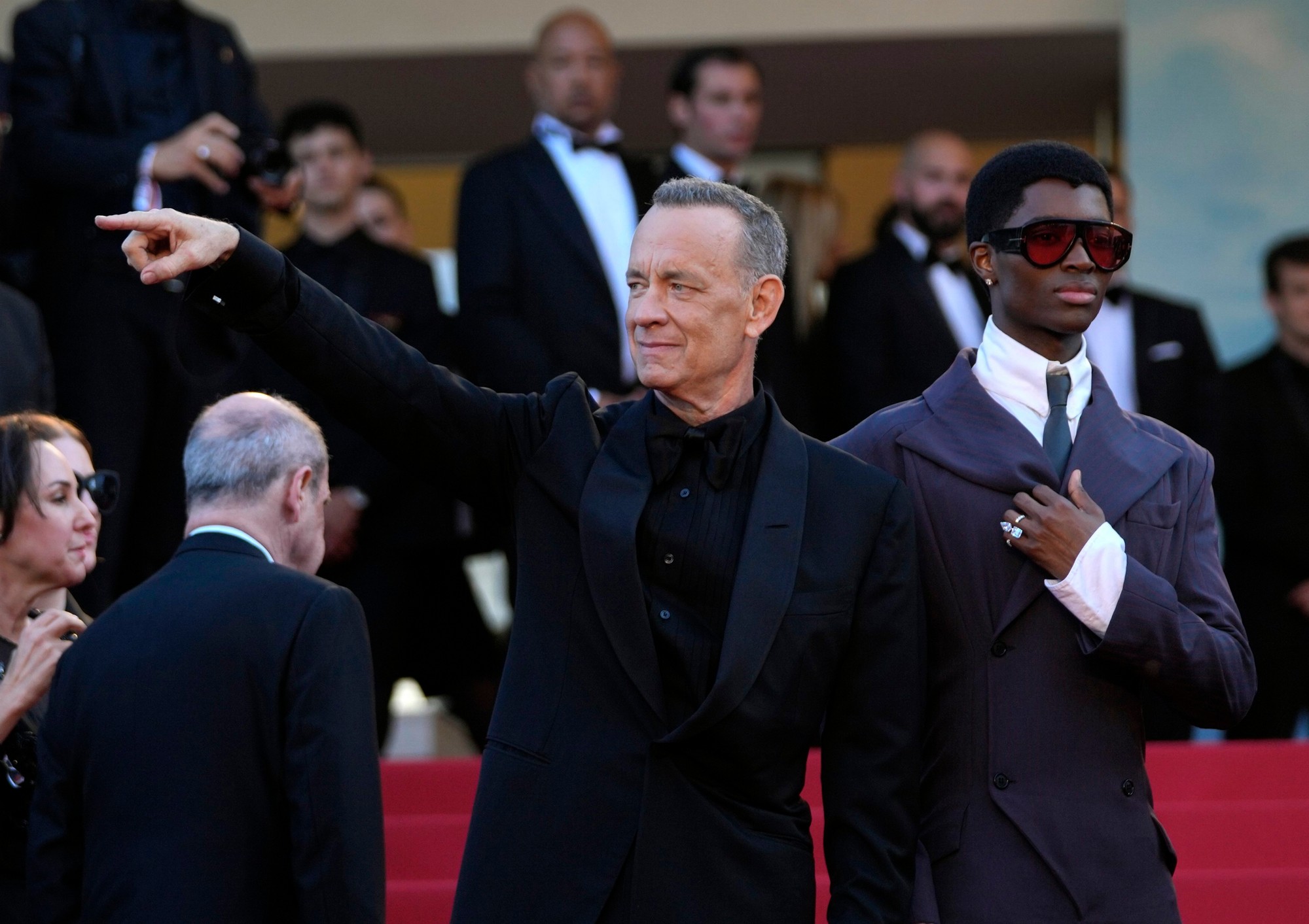 V Cannes sa ukázal pochudnutý: Herec Tom Hanks na 75. ročníku medzinárodného filmového festivalu.
