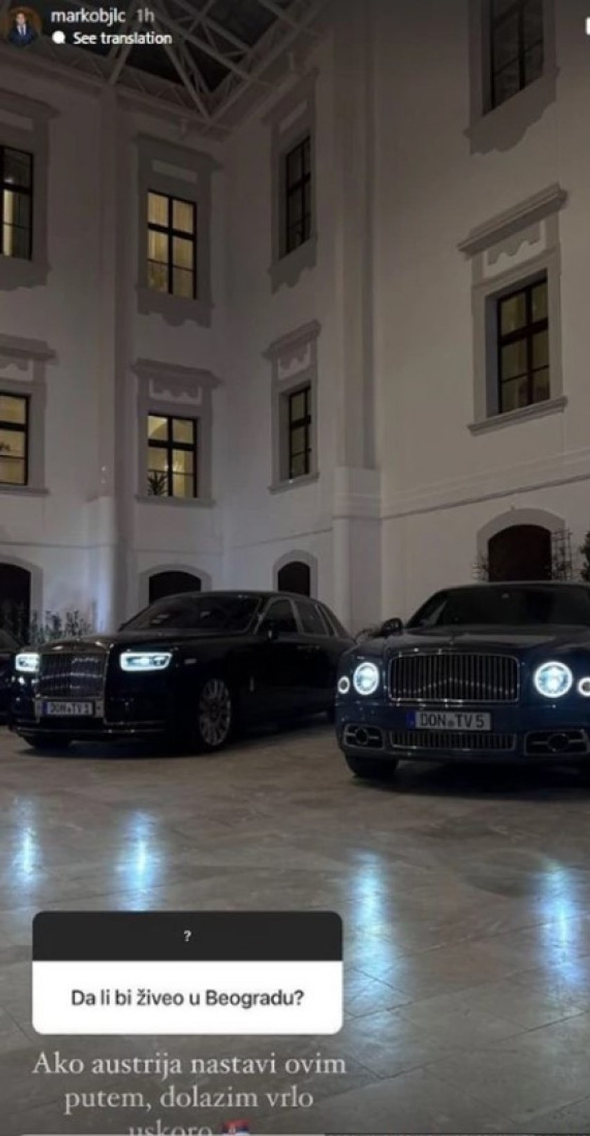 Marko o preseljenju u Srbiju