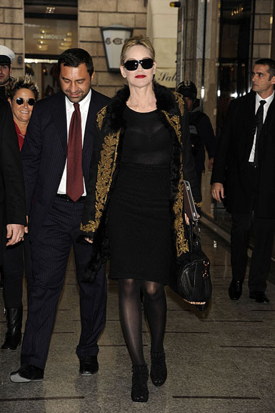 Sharon Stone w Mediolanie