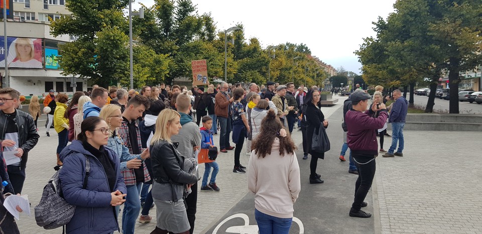 Manifestacja wspierająca Kurdów