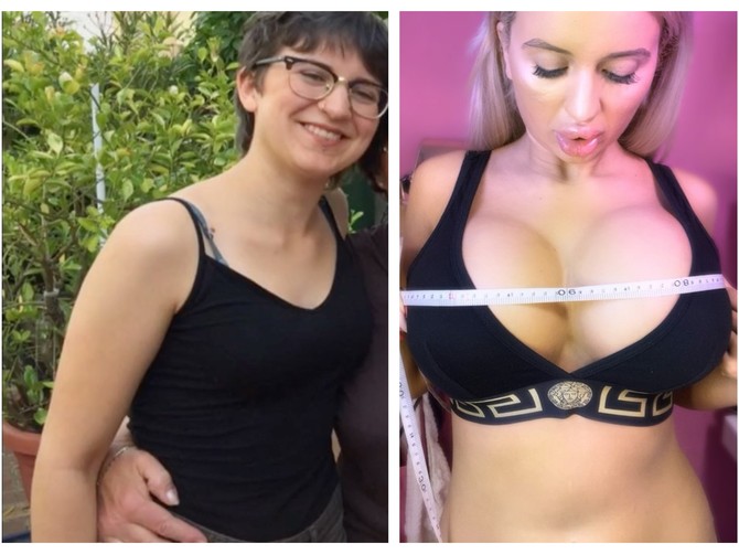Džesi Bani pre i posle transformacije