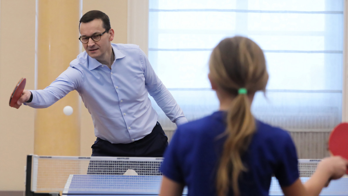Mateusz Morawiecki i ping-pong. Były trener komentuje formę premiera