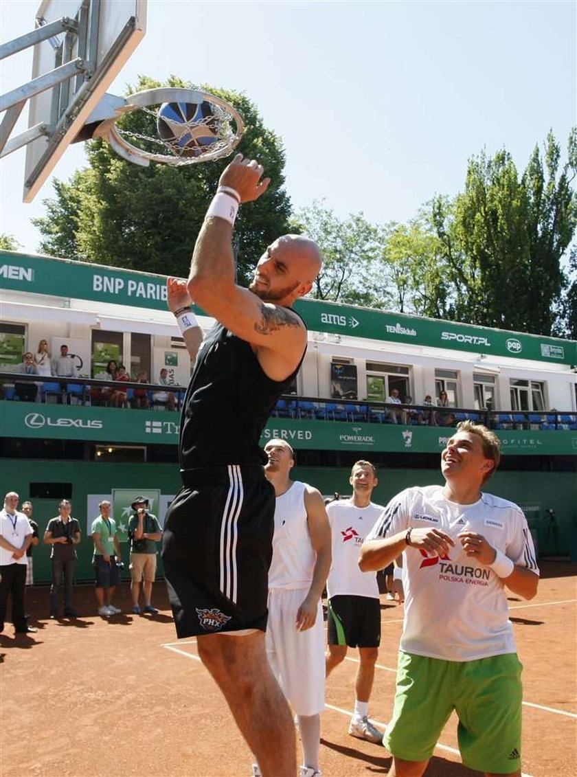 Gortat szalał na korcie