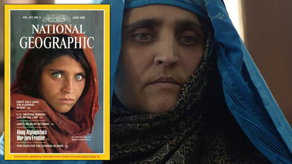 Zielonooka dziewczyna z okładki "National Geographic" ewakuowana z Afganistanu