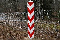 Zapora elektroniczna na granicy polsko-rosyjskiej