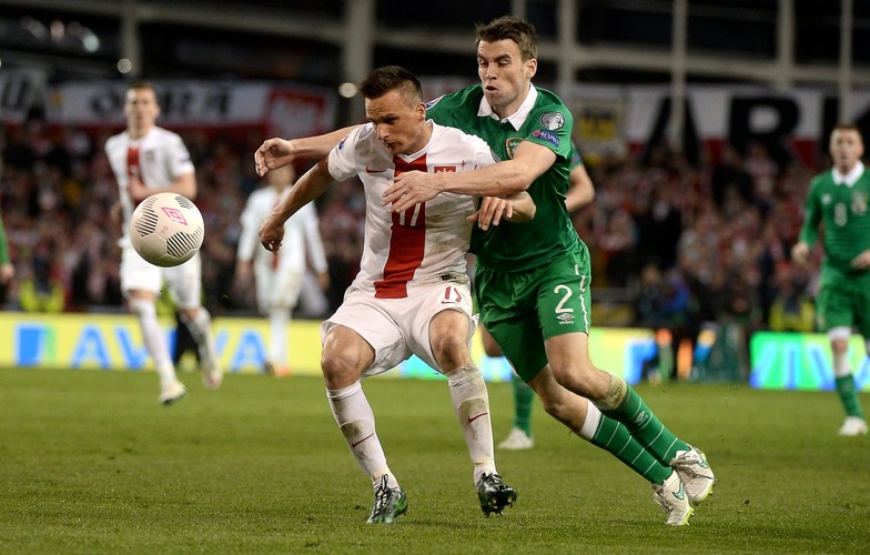 Mecz eliminacyjny mistrzostw Europy w Dublinie