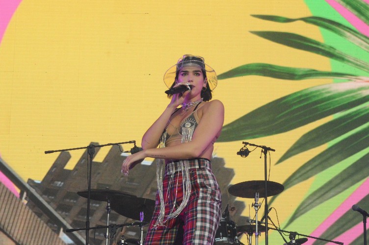 Dua Lipa podczas Orange Warsaw Festival. 1 czerwca 2018