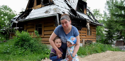 Pani Krystyna, która samotnie wychowuje dwóch synów: "Pożar domu odebrał nam wszystko!"