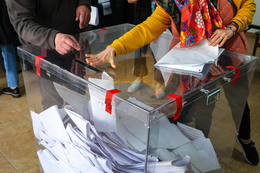 Głosowanie podczas wyborów samorządowych