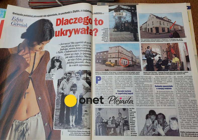 O Edycie Górniak i jej romskich korzeniach pisali w latach 90. dziennikarze magazynu "Halo"