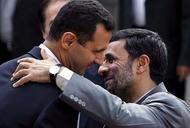 Prezydent Iranu Mahmud Ahmadineżad i prezydent Syrii Baszar Asad 