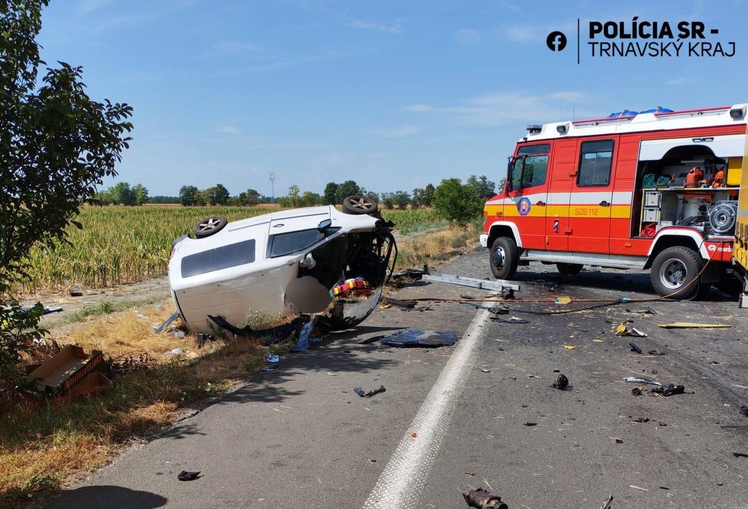 Polícia vyšetruje tragickú dopravnú nehodu v okrese Dunajská Streda.