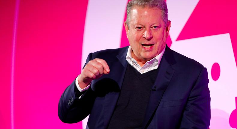 Al Gore, speaking at Advertising Week Europe in London on March 23, 2017.