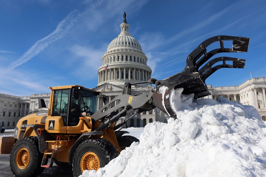 Čišćenje snega u Vašingtonu