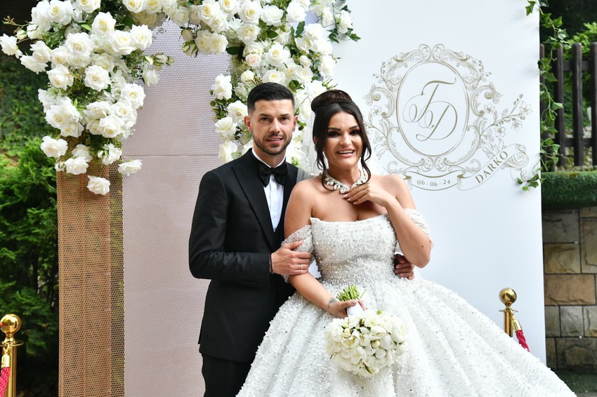 Tamara Milutinović sa mužem 