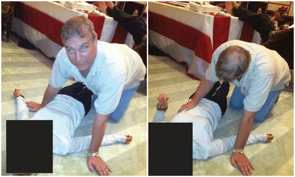 Princ Endru, fotografija iz Epstajnovih dokumenata