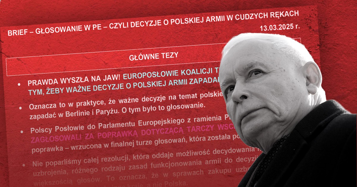 Polska armia w europarlamencie. Dotarliśmy do tajnych instrukcji PiS. „Jak uciekać z pułapki Tuska”