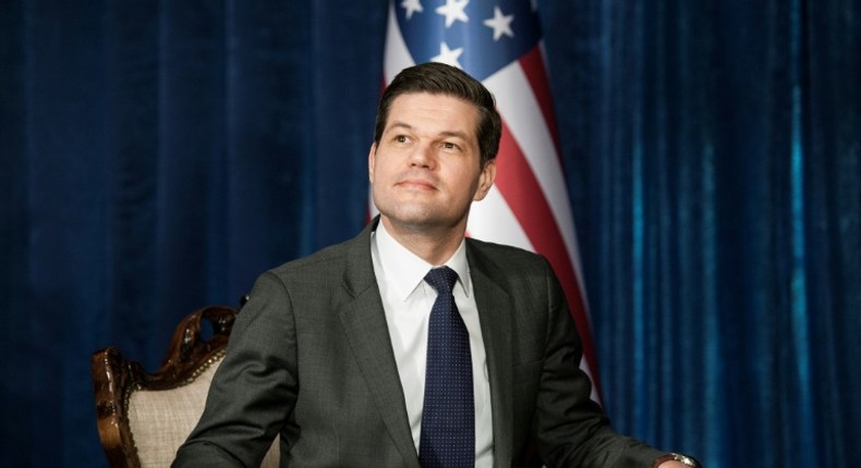 US assistant secretary of state for European and Eurasian affairs A. Wess Mitchell, pictured in March 2018, said he would step down to spend more time with his children