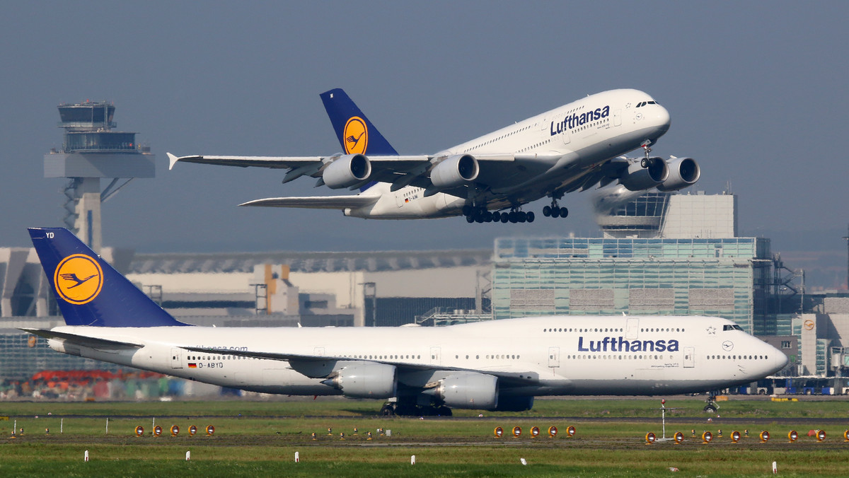 Lufthansa odwołuje niemal wszystkie loty w środę we Frankfurcie i Monachium