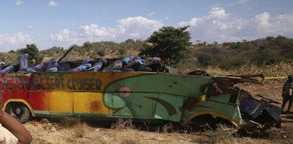 Śmierć 35 osób w wypadku autobusu w Kenii