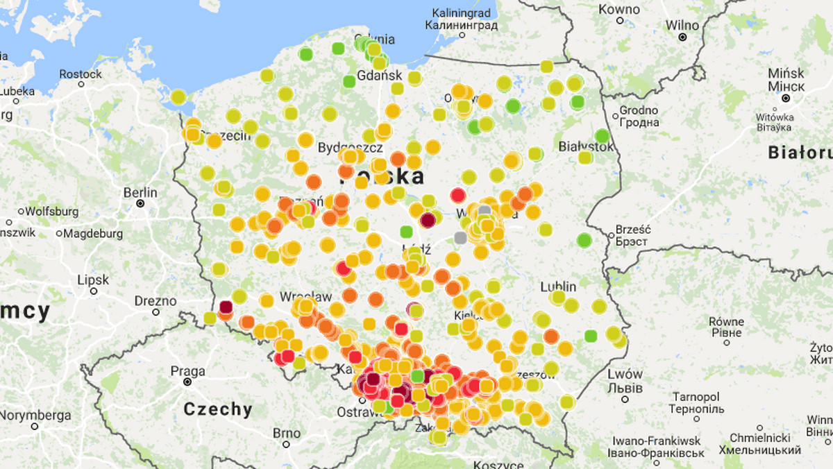 Smog w Polsce, 9 marca występuje nad ranem w centralnej i południowej części kraju. Najgorsza sytuacja jest w Małopolsce i na Śląsku. Wysokie zanieczyszczenie powietrza panuje również w niektórych miastach województw: dolnośląskiego, wielkopolskiego, łódzkiego i lubelskiego.