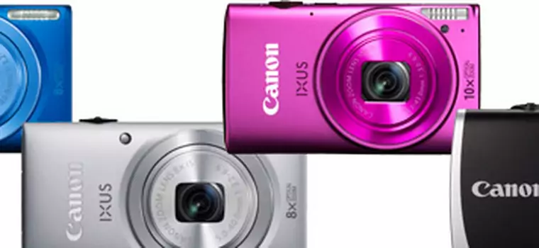 Canon zaprezentował nowe kompakty z serii IXUS oraz PowerShot A