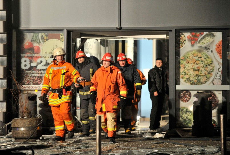 W Rydze zawalił się supermarket