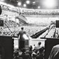 Kriegswinterhilfswerk - Erffnung im Berliner Sportpalast; Blick ber das Auditorium whrend Hitler spr